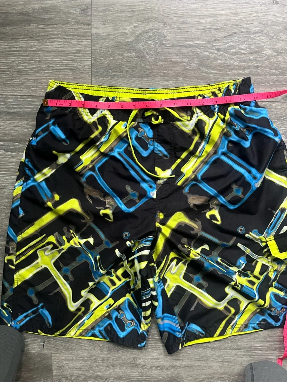 Nike Men’s Board Short Lined Swimsuit Trunks Cargo Black Blue Green Size L